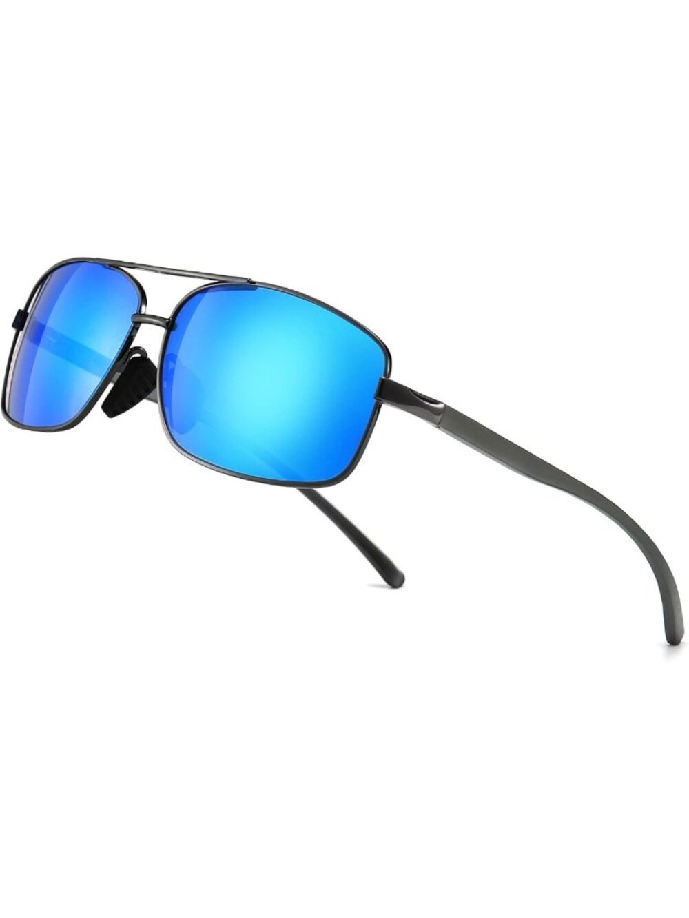 Lightweight Polarized Rectangular Sunglasses for Men | UV400 Protection, Stylish